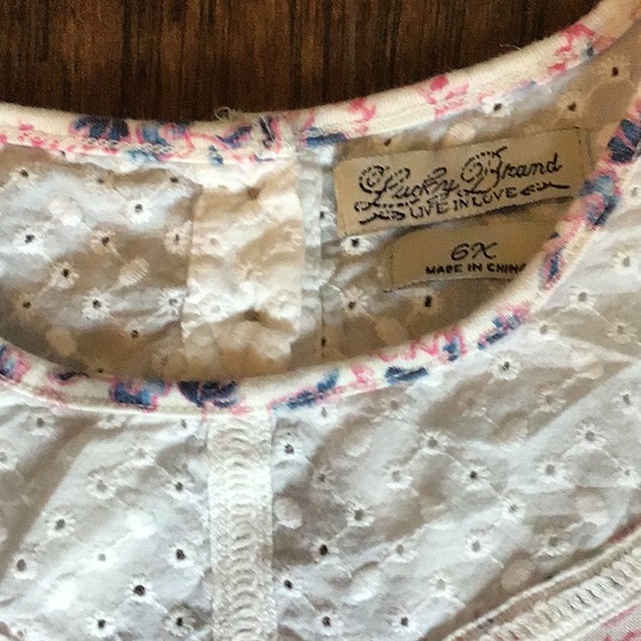 Lucky brand tunic top.  Size 6x - Picture 2 of 5